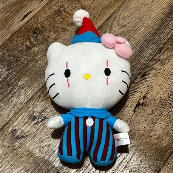 Fiesta Sanrio Rare Hello Kitty Circus Clown Plush 14” 2014 - Picture 1 of 7